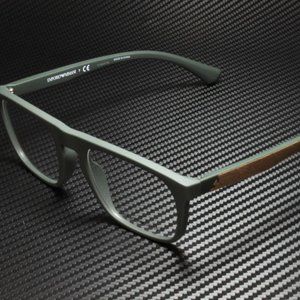 Emporio Armani Men's Matte Green Eyeglasses!
